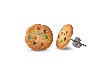 Rainbow Cookie Stud Earrings